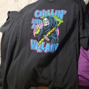 Chillin' like a villain t-shirt